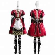 Alice Red Queen Costume Alice Madness Returns Cosplay Suit Women Halloween Outfits