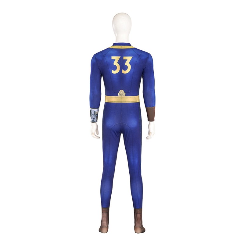 Fallout Jumpsuit Fallout 33 Cosplay Costumes Male Halloween Suit