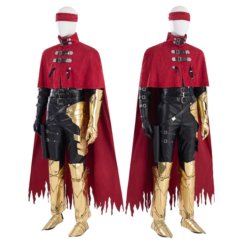 Vincent Valentine Costume Final Fantasy VII Halloween Cosplay Suit