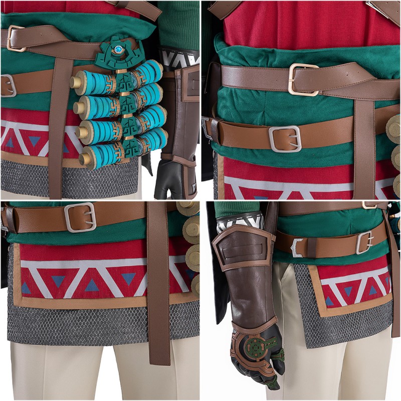 Zelda Tears of the Kingdom Link Hylian Tunic Costume Game The Legend of Zelda Halloween Cosplay Suit