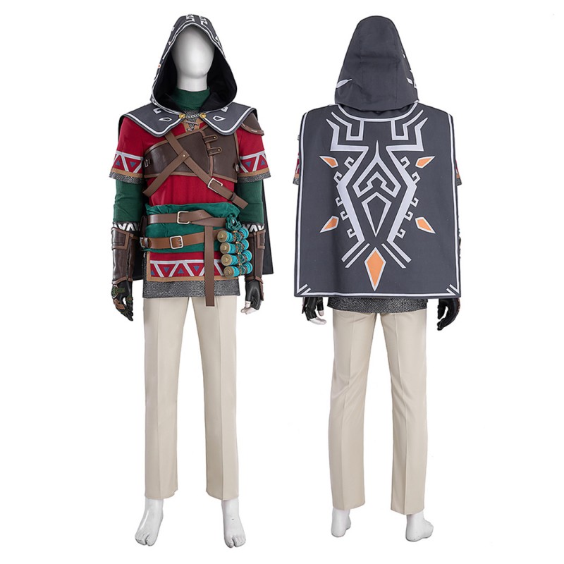 Zelda Tears of the Kingdom Link Hylian Tunic Costume Game The Legend of Zelda Halloween Cosplay Suit