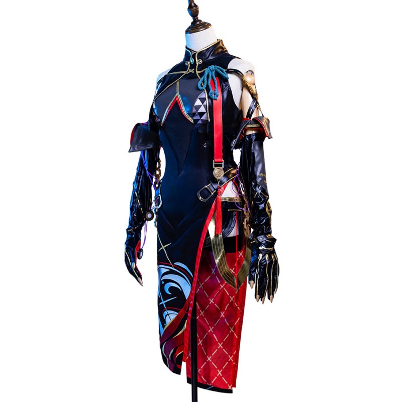 Wuthering Waves Cosplay Yinlin Costume Game Halloween Cosplay Suit Dress Uniform