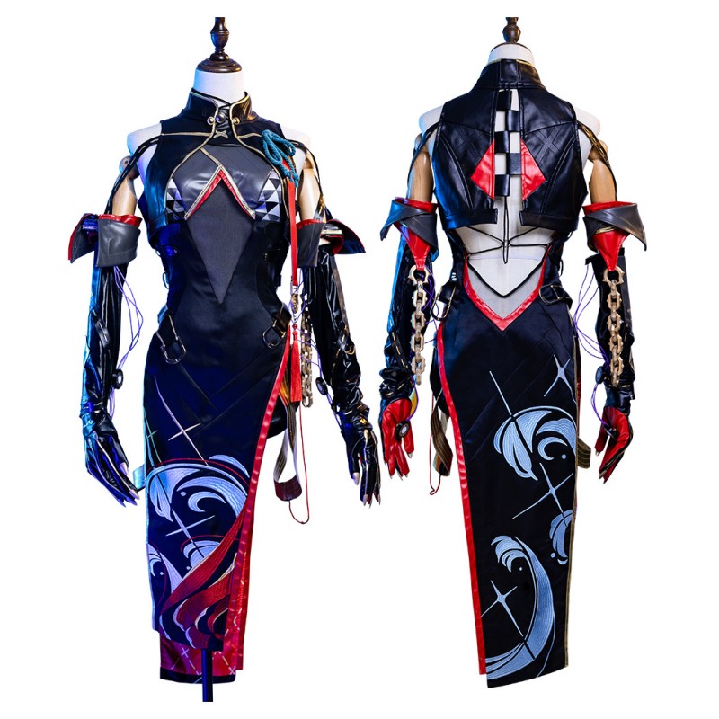 Wuthering Waves Cosplay Yinlin Costume Game Halloween Cosplay Suit Dress Uniform