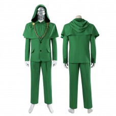 Avengers Doomsday Doctor Doom Costume Victor von Doom Cosplay Suit Green Halloween Outfits