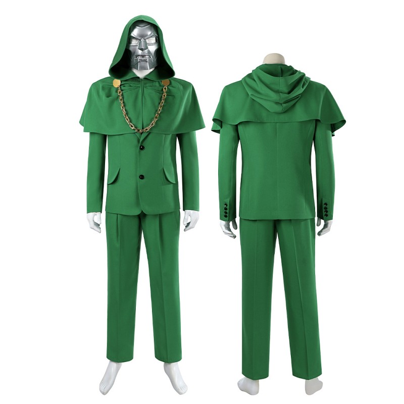 Ready To Ship - Avengers Doomsday Doctor Doom Costume Victor von Doom Cosplay Suit Green Halloween Outfits