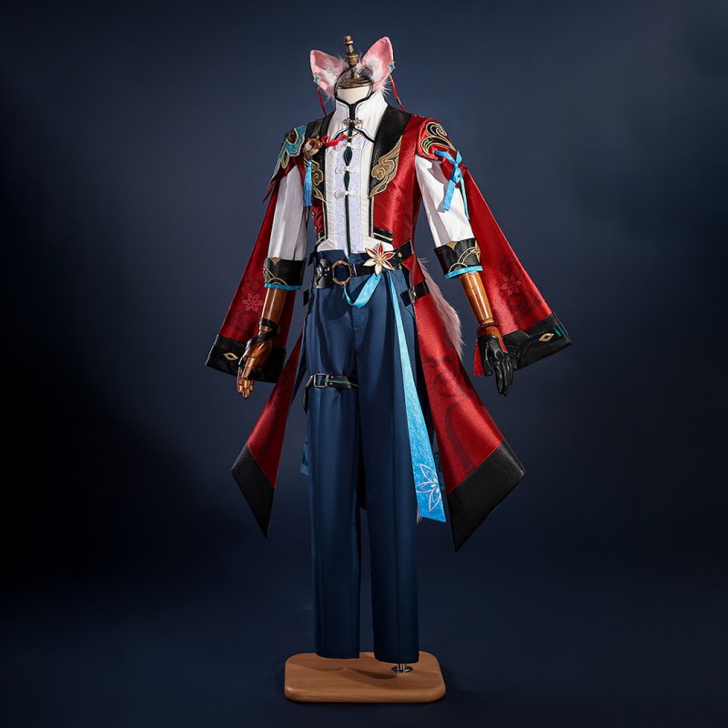 Honkai Star Rail Jiaoqiu Costume Game Male Cosplay Suit