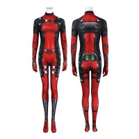 Lady Deadpool Jumpsuit Deadpool 3 Wolverine Cosplay Costumes Female Halloween Suit