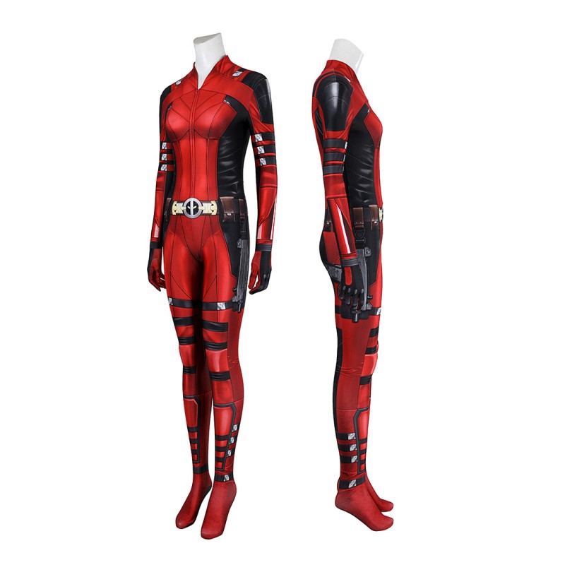 Ladypool Suit Deadpool 3 Wolverine Cosplay Costume Female Deadpool Jumpsuit