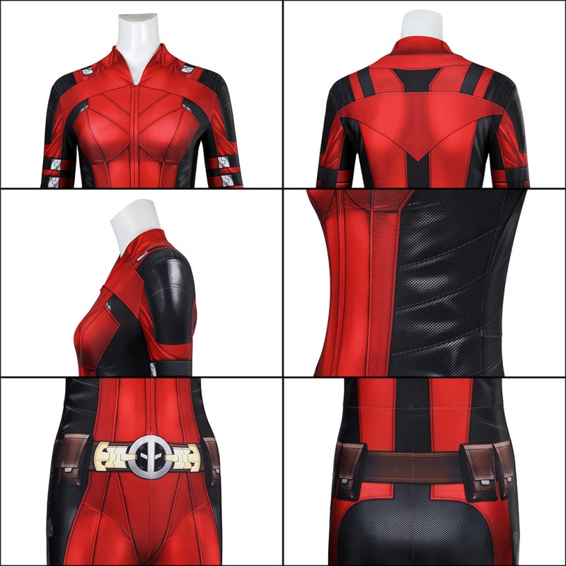 Ladypool Suit Deadpool 3 Wolverine Cosplay Costume Female Deadpool Jumpsuit