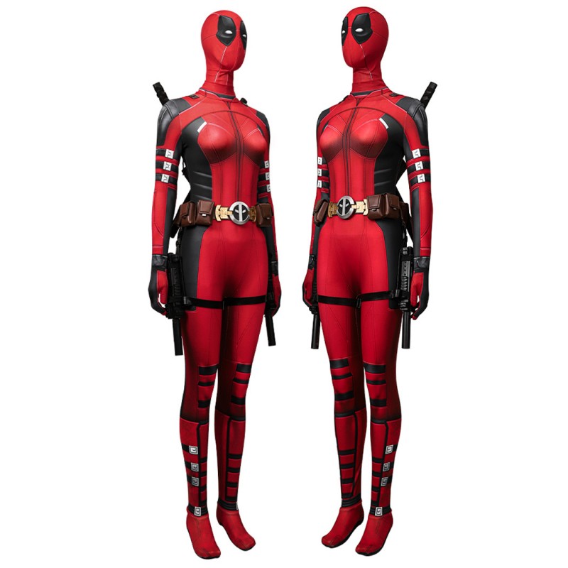 Ladypool Costume Deadpool 3 Wanda Wilson Cosplay Suit Women Halloween Outfits