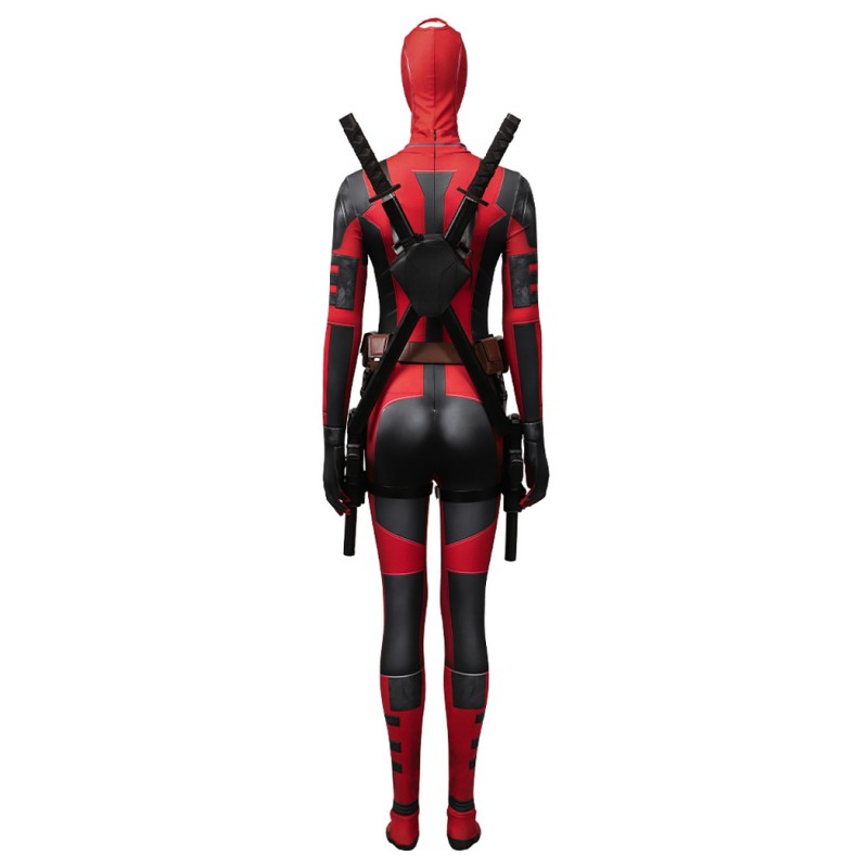 Ladypool Costume Deadpool 3 Wanda Wilson Cosplay Suit Women Halloween Outfits