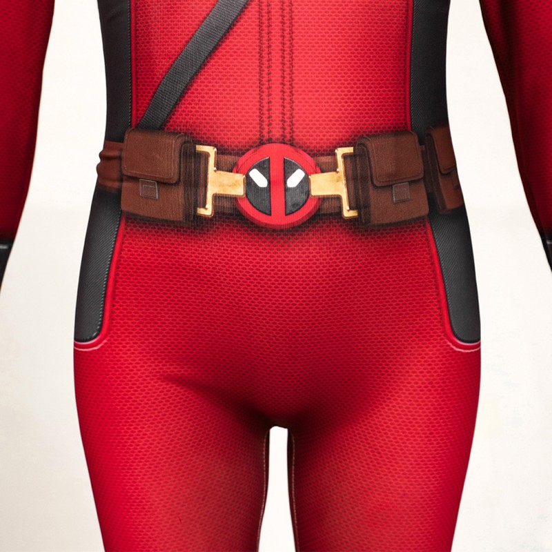 Kids Deadpool Costume Deadpool 3 Wolverine Cosplay Suit Children Bodysuit