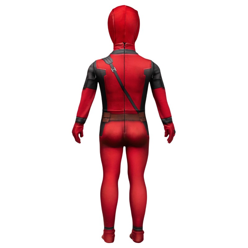 Kids Deadpool Costume Deadpool 3 Wolverine Cosplay Suit Children Bodysuit