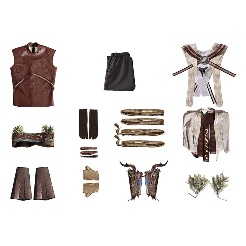 Halsin Costume Game Baldurs Gate 3 Halloween Cosplay Suit