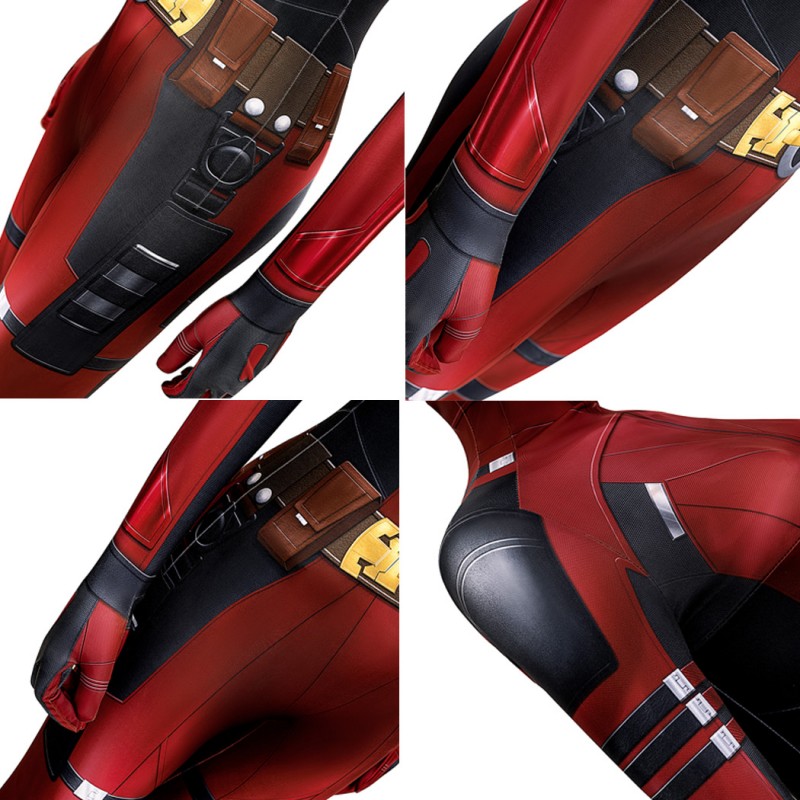 Deadpool 3 Lady Jumpsuit 2024 Deadpool Wolverine Cosplay Suit