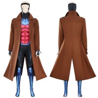 X-Men Remy LeBeau Costume Gambit Cosplay Suit Men Halloween Outfits