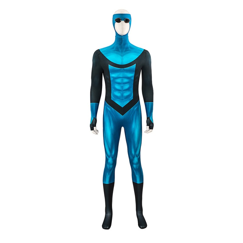 Mark Grayson Jumpsuit Invincible 3 Halloween Printed Cosplay Costumes Male Battle Suit