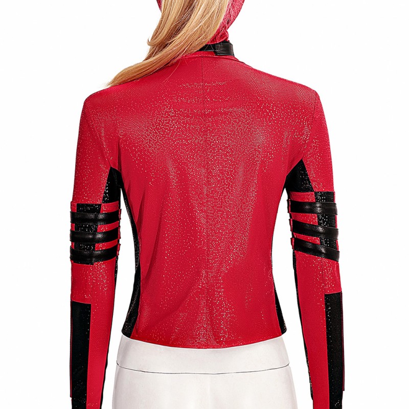 Ready To Ship 2024 Lady Deadpool Costume Deadpool Wolverine Wanda Wilson Halloween Cosplay Suit