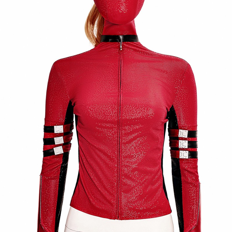 Ready To Ship 2024 Lady Deadpool Costume Deadpool Wolverine Wanda Wilson Halloween Cosplay Suit