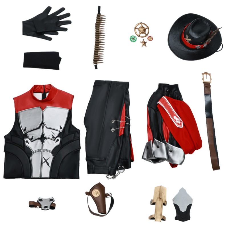 Honkai Star Rail Boothill Game Cosplay Suit Men Halloween Uniform