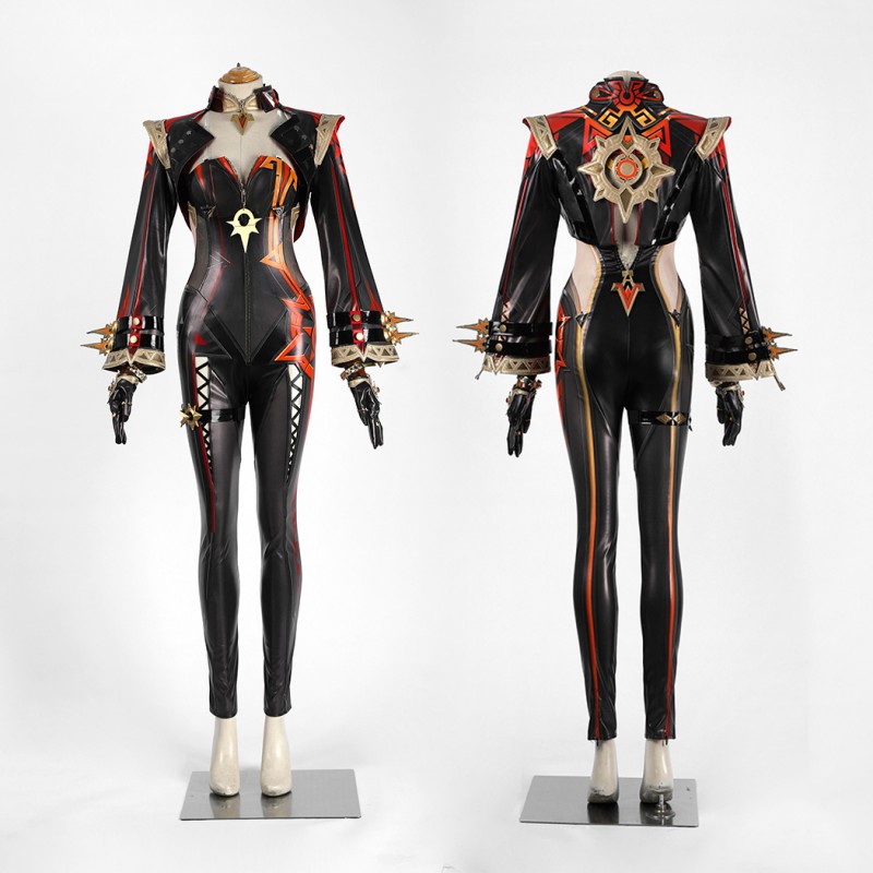 Pyro Archon Costume Game Genshin Impact Mavuika Halloween Cosplay Suit