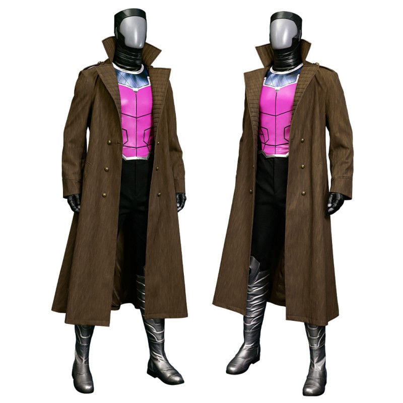 Gambit Cosplay Costumes Deadpool & Wolverine Suit Men Halloween Carnival Party Outfits