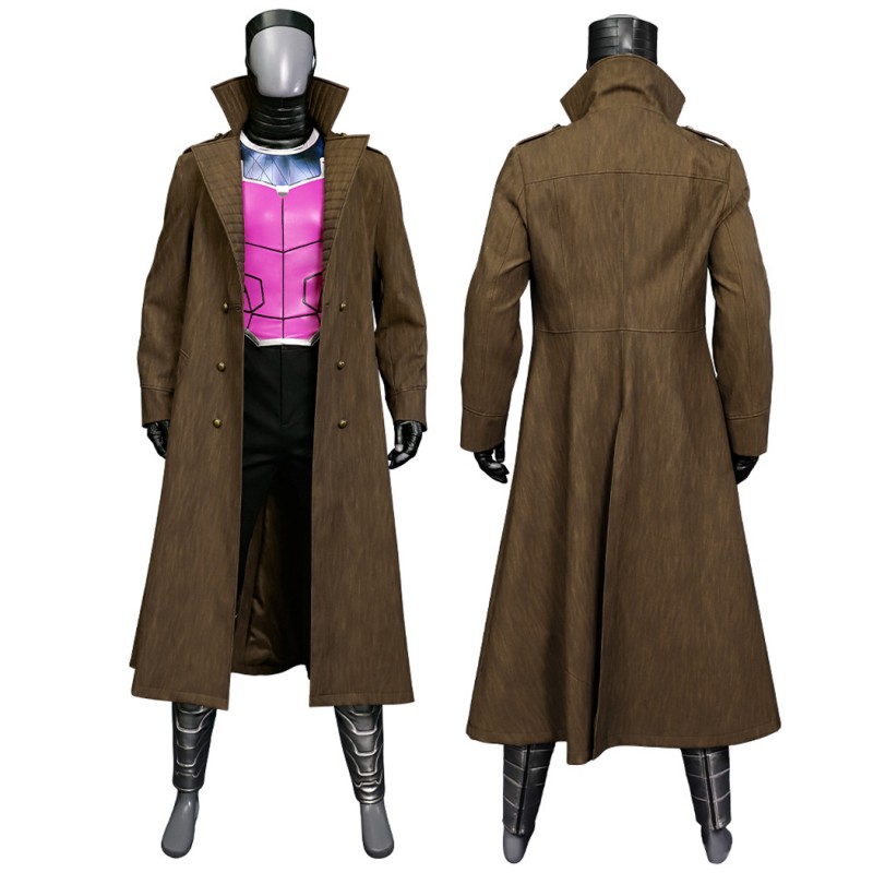 Gambit Cosplay Costumes Deadpool & Wolverine Suit Men Halloween Carnival Party Outfits