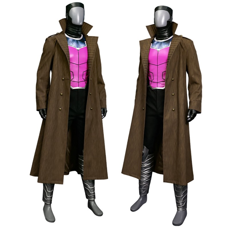 Gambit Cosplay Costumes Deadpool & Wolverine Suit Men Halloween Carnival Party Outfits