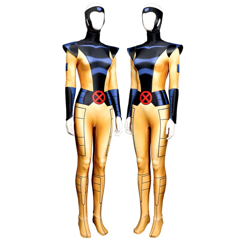 X-Men 97 Jean Grey Jumpsuit Phoenix Cosplay Costume Women Halloween Outfits