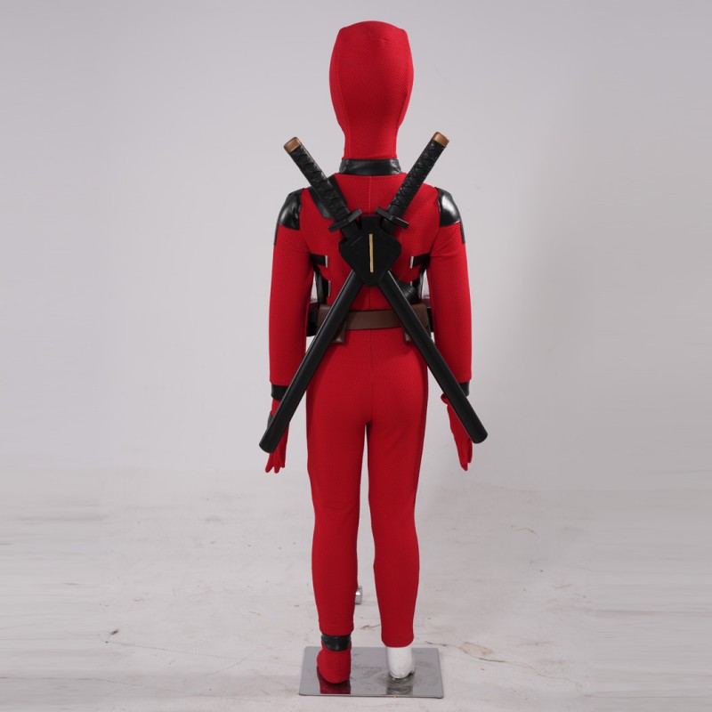 Baby Deadpool Costume Deadpool 3 Kids Cosplay Suit Babypool Red Outfits