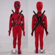 Baby Deadpool Costume Deadpool 3 Kids Cosplay Suit Babypool Red Outfits