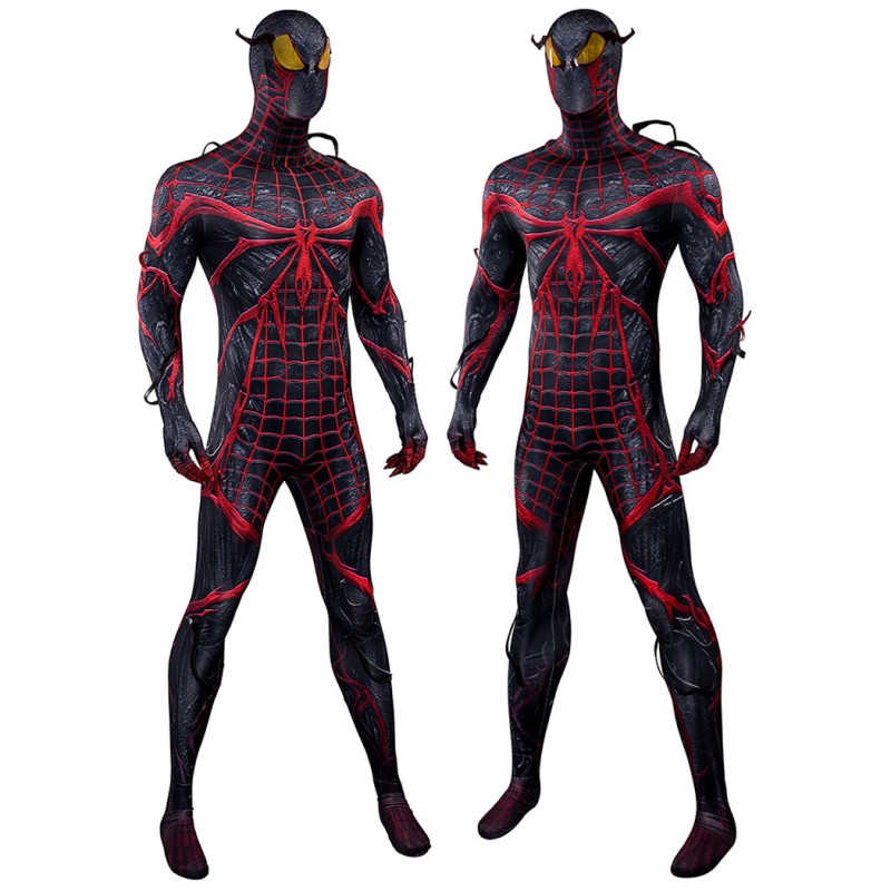 Absolute Carnage Suit Spiderman 2 Jumpsuit Cosplay Costumes Halloween Outfits