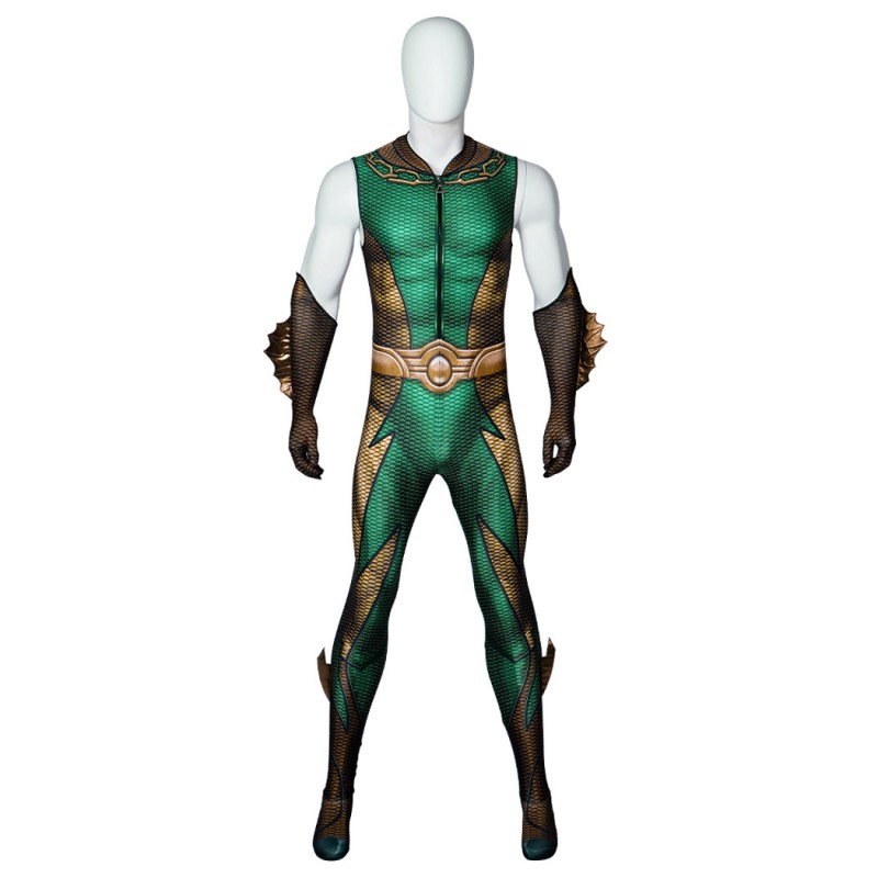 Ready To Ship - The Deep Jumpsuit The Boys Cosplay Costumes Green Suit for Halloween