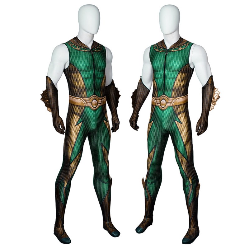 Ready To Ship - The Deep Jumpsuit The Boys Cosplay Costumes Green Suit for Halloween