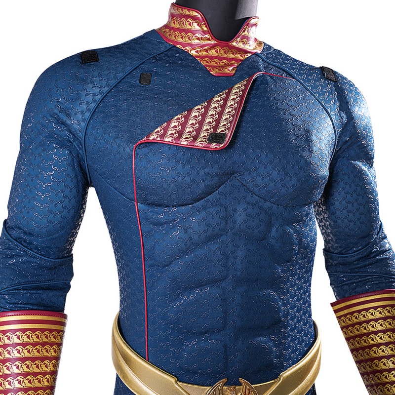 Homelander Cosplay Costume The Boys Season 1 Halloween Suit Muscle Upgrade Version