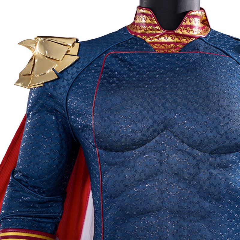 Homelander Cosplay Costume The Boys Season 1 Halloween Suit Muscle Upgrade Version