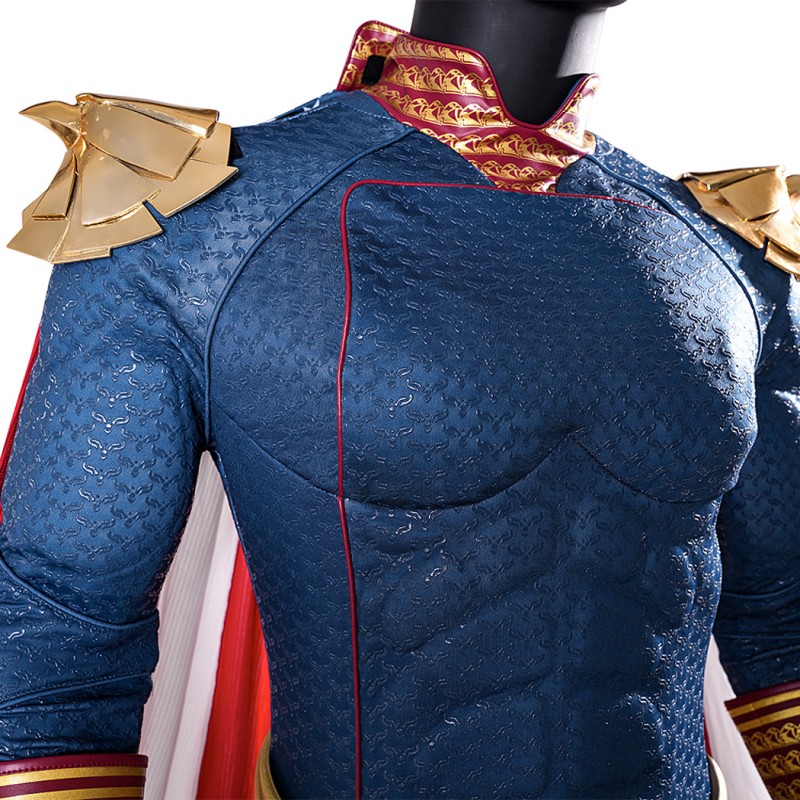 Homelander Cosplay Costume The Boys Season 1 Halloween Suit Muscle Upgrade Version