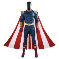 Homelander Cosplay Costume The Boys Season 1 Halloween Suit Muscle Upgrade Version