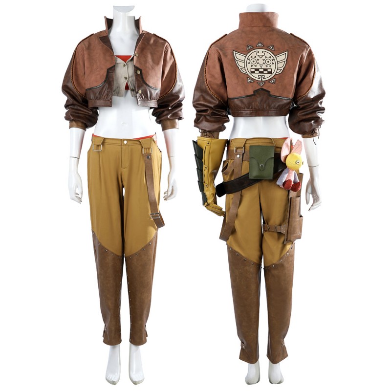 Monster Hunter Wilds Gemma Cosplay Costume Women Brown Halloween Suit