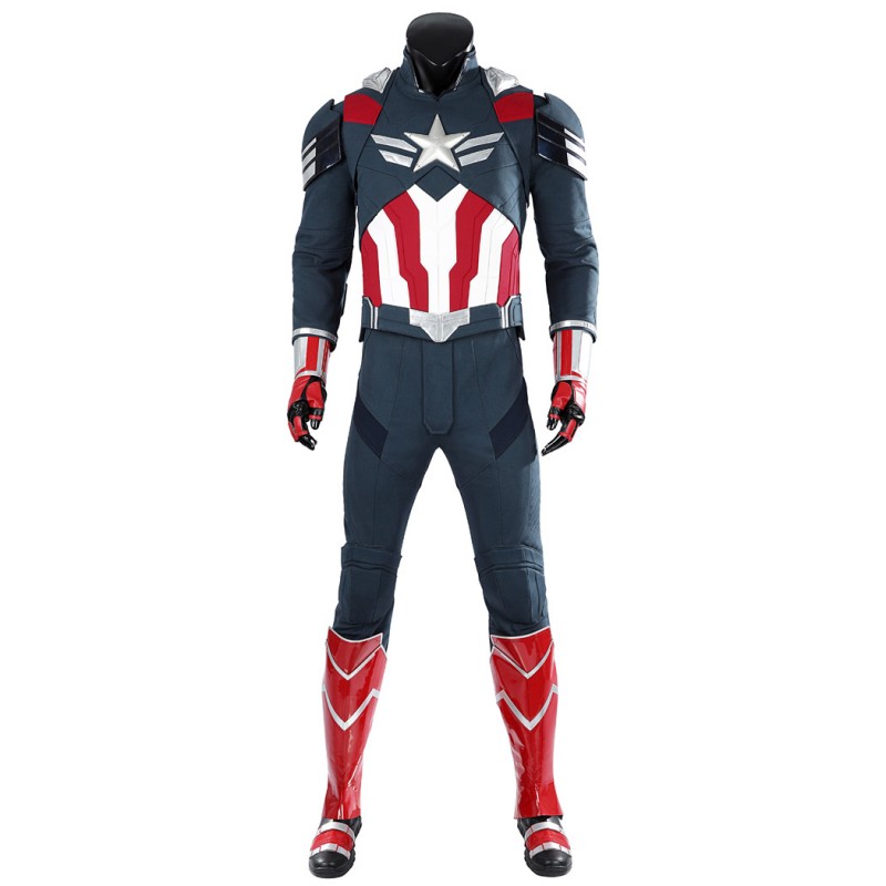 Captain America Brave New World Costume Sam Wilson Cosplay Suit