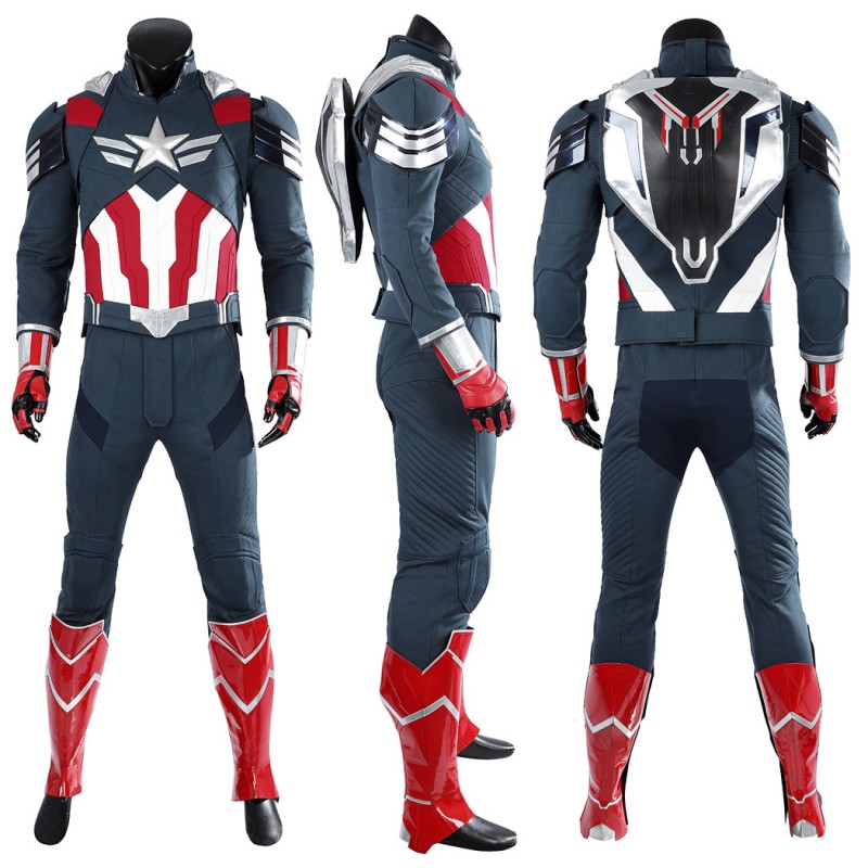 Captain America Brave New World Costume Sam Wilson Cosplay Suit