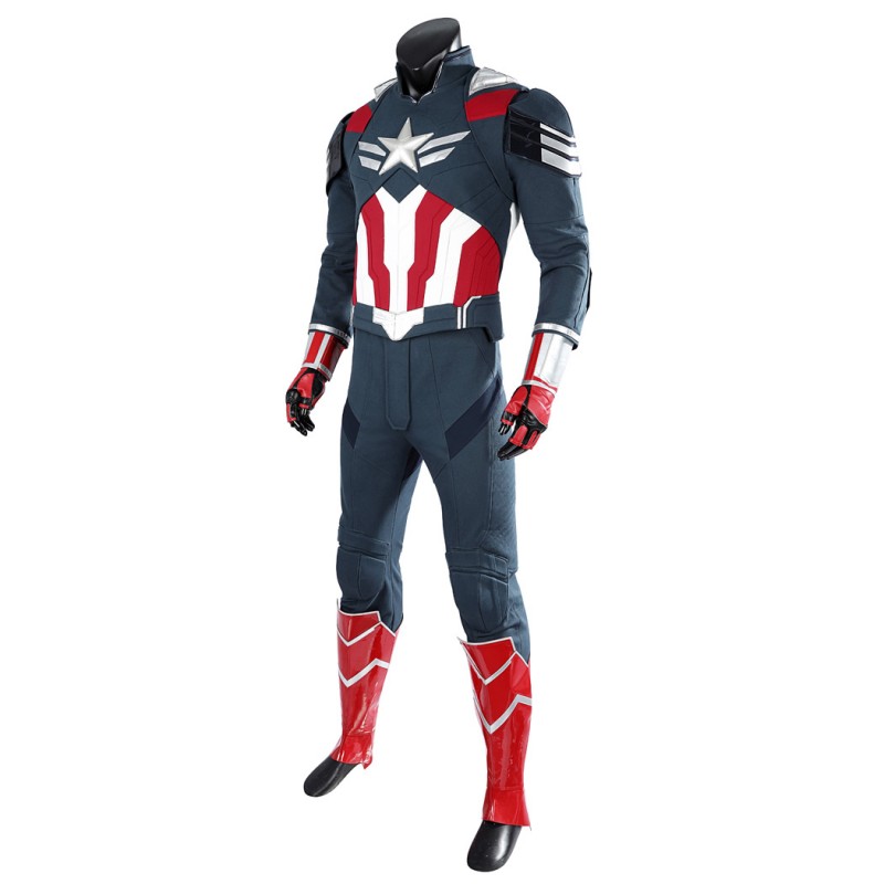 Captain America Brave New World Costume Sam Wilson Cosplay Suit