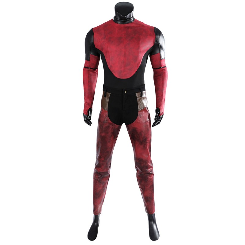 Cowboypool Costume Deadpool & Wolverine Cosplay Suit Cowboy Deadpool Red Outfits