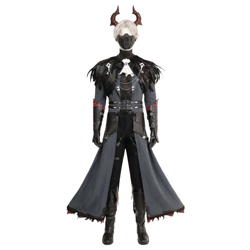 FF7 Sephiroth Cosplay Costume Game Male Suit FFVII Halloween Outfit