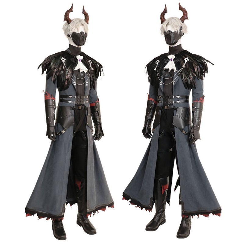 FF7 Sephiroth Cosplay Costume Game Male Suit FFVII Halloween Outfit