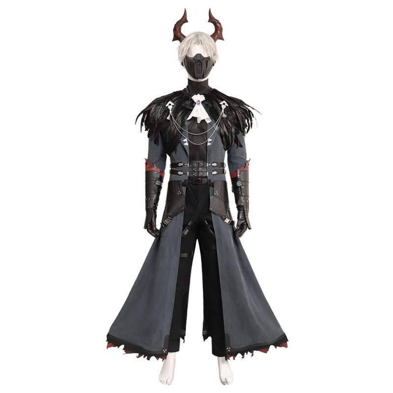 FF7 Sephiroth Cosplay Costume Game Male Suit FFVII Halloween Outfit