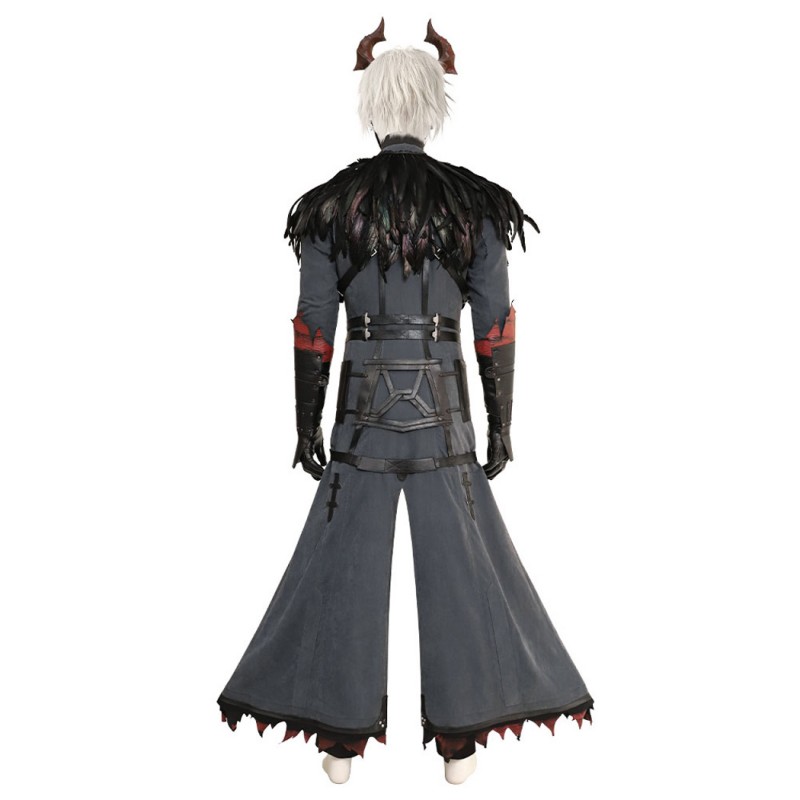 FF7 Sephiroth Cosplay Costume Game Male Suit FFVII Halloween Outfit