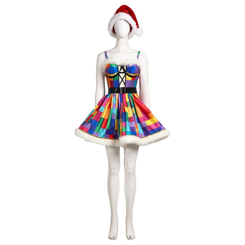 Christmas Costume Original Starry Christmas Simple Version Women Dress Cosplay Suit