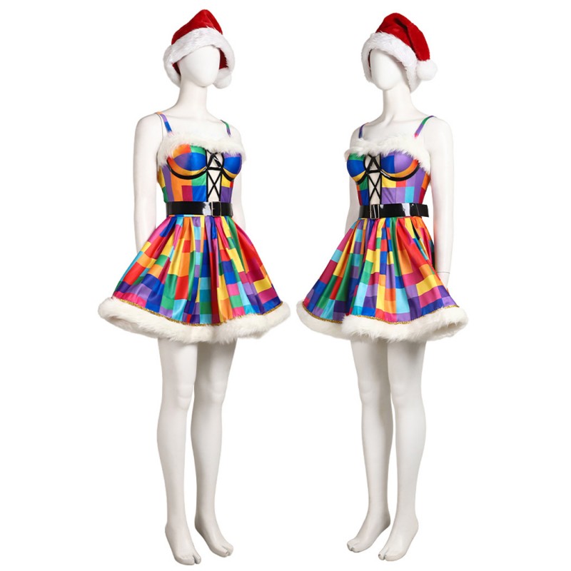 Christmas Costume Original Starry Christmas Simple Version Women Dress Cosplay Suit