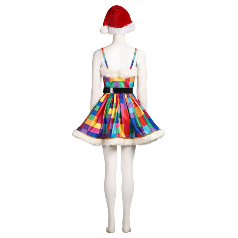 Christmas Costume Original Starry Christmas Simple Version Women Dress Cosplay Suit